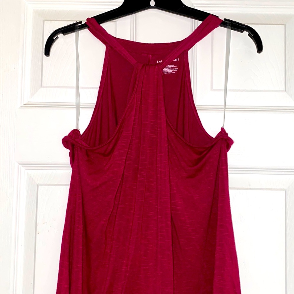 Lane Bryant Red Soft Halter Top
